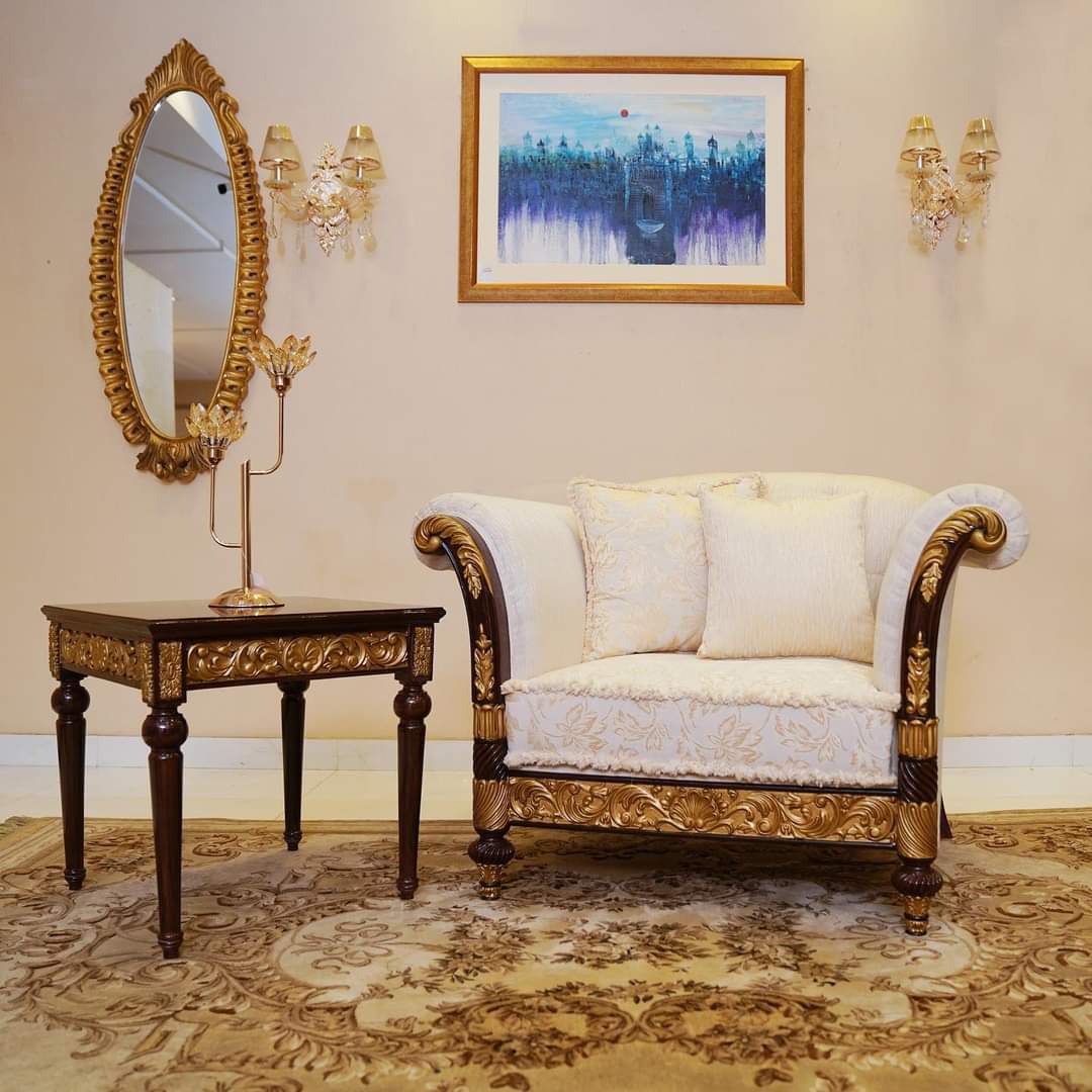 French Gold Sofa Set