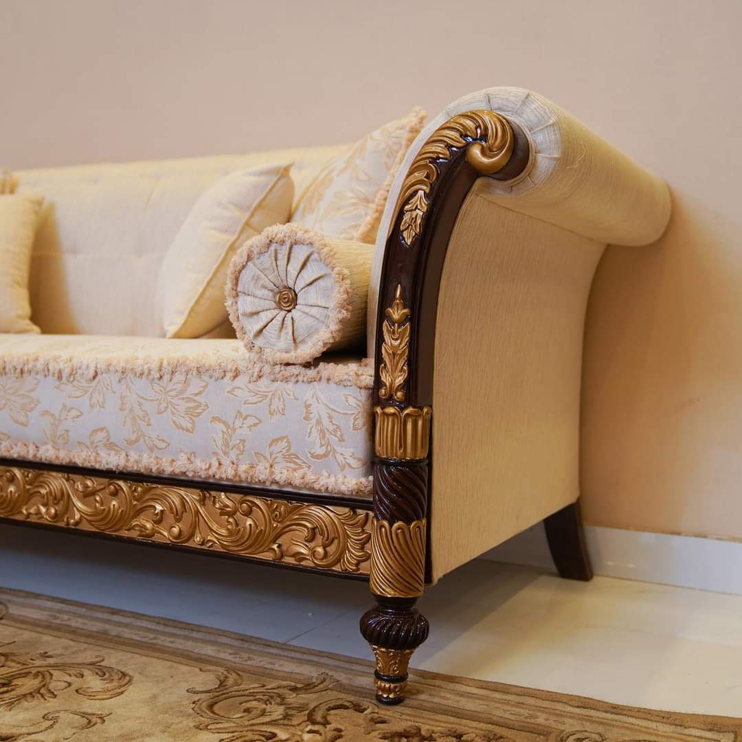 French Gold Sofa Set