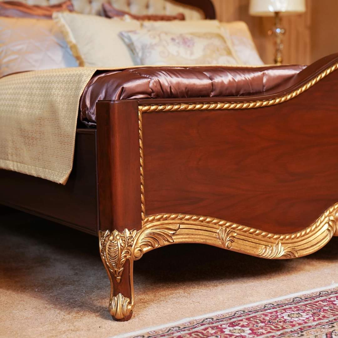 Wooden Victorian Bed set