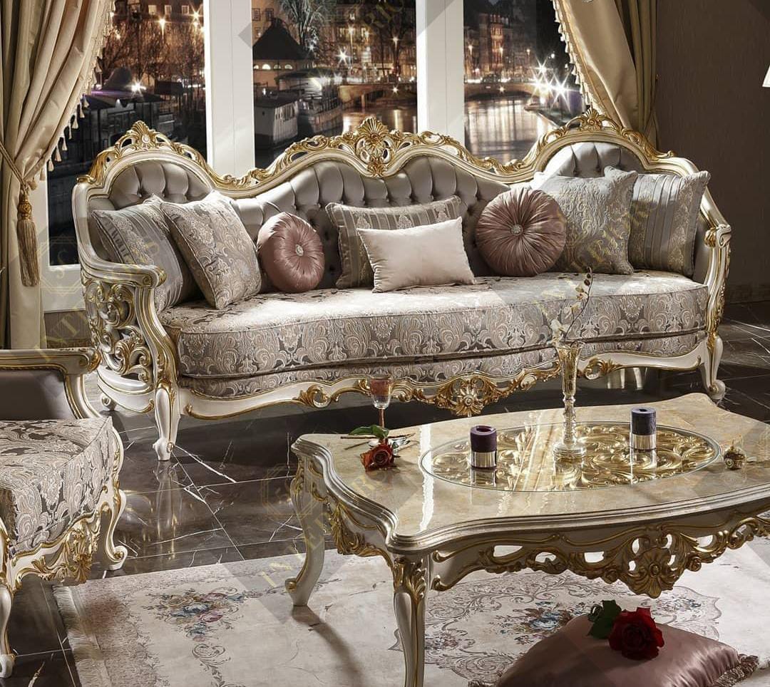 Side Carving Sofa Set