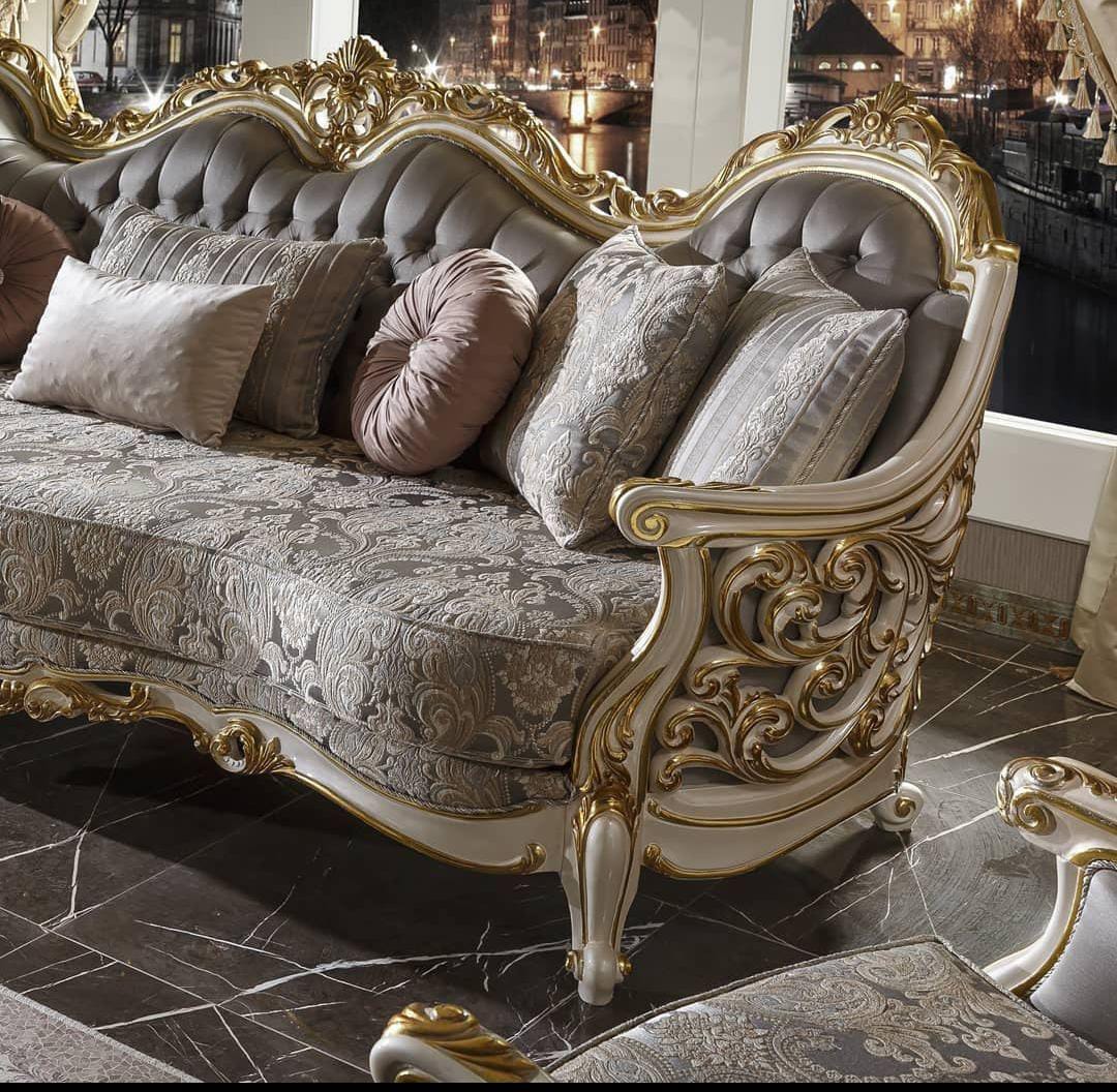 Side Carving Sofa Set