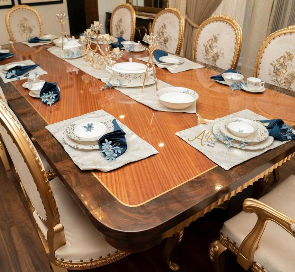 Gold Leaf Dining Table